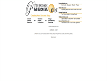Tablet Screenshot of clients.purposemedia.com
